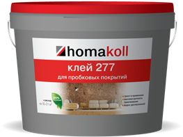 Клей для пробки Homakoll 277 (1,4 кг) водно-дисперсионный, Морозостойкий