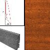 Плинтус Barlinek шпонированный 2200х78х18 мм Мербау, 1 м.п.