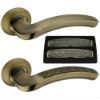 Межкомнатная дверная ручка Adden Bau Twin A127-02 Bronze