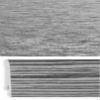 Плинтус шпонированный Pedross Алюминий светлый (фольгированный) 60x15, 1 м.п.