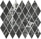 Декор Kerama Marazzi T054/48007 Риальто мозаичный чёрный глянцевый 37,5x35x1