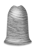 Угол наружный для плинтуса Идеал Оптима (пластиковый с кабель-каналом) 253 Ясень серый