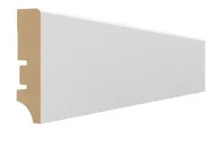 Плинтус МДФ Wimar 401 (прямой) белый под покраску 60х16мм, 1 м.п.
