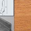 Плинтус шпонированный Burkle Дуссие 80x20, 1 м.п.