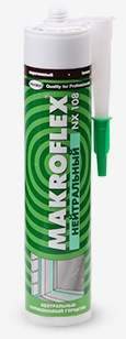 Силиконовый герметик Makroflex NX108 Нейтральный белый (290мл)