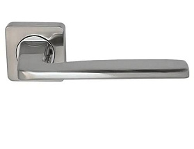 Межкомнатная дверная ручка Rossi MIRRA LD 263-F21 SN/CP Никель матовый/никель