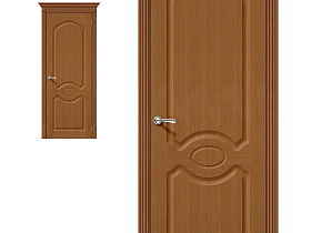Межкомнатная дверь Браво Шпон Селена Ф-11 (Орех)