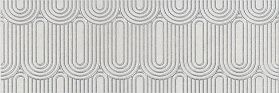 Декор Kerama Marazzi OP/A201/12136R Безана серый светлый обрезной 25x75
