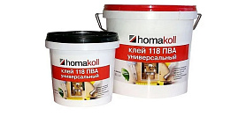 Клей Homakoll 118 ПВА универсальный (3 кг), для монтажного склеивания дерева, морозостойкий