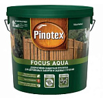 Защитная пропитка для деревянных заборов и садовых строений Pinotex Focus Aqua Палисандр (9л)