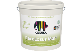 Декоративное покрытие Caparol Capadecor DecoLasur Matt, колеруемое  (2,5л)