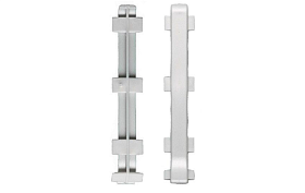 Соединитель Bonkeel из ПВХ для алюминиевого плинтуса AL80, серый