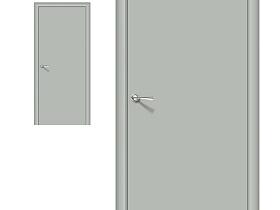 Межкомнатная дверь Гост-0 Л-16 (Серый) с усилением