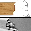 Напольный плинтус Tarkett (пластиковый с кабель-каналом) 201 Spanich Oak 60мм/15мм, 1 м.п.