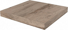 Ступень Kerama Marazzi DL501520R/GCS угловая клееная левая Про Вуд бежевый темный 33x33x0,9