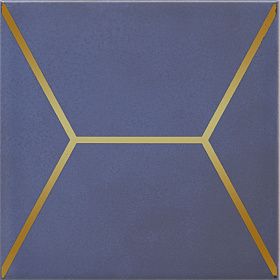 Декор Kerama Marazzi OP/C181/17065 Витраж синий 15x15