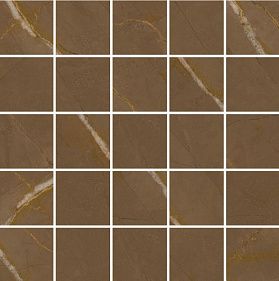 Мозаика Kerranova Marble Trend К-1002/CR/m14 Пульпис 30.7х30.7, 1 кв.м.