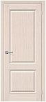 Межкомнатная дверь из шпона файн-лайн Браво Статус-12 Ф-20 Белый Дуб, глухое полотно