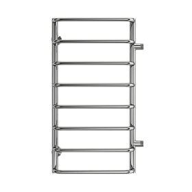 Полотенцесушитель водяной Terminus Стандарт П8 400х800, боковое, хром
