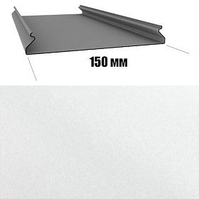 Потолок реечный Cesal S-150 Жемчужно-белый C01 (4м), 1 шт.