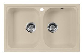 Мойка кухонная AquaGranitEx M-15 (328) бежевый