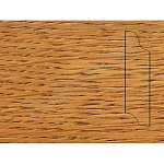 Плинтус массивный Pedross Дуб Рустик под маслом 70x18, 1 м.п.