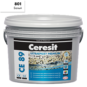 Затирка эпоксидная Ceresit ULTRAEPOXY PREMIUM CE89, White 801, 2.5kg