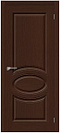 Межкомнатная дверь из шпона файн-лайн Браво Статус-20 Ф-27 Венге, глухое полотно