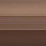 Порог (стык) Русский профиль  разноуровневый анодированный, 20*1800 мм, Шампань матовая