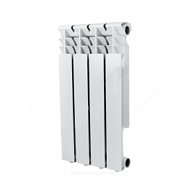 Радиатор алюминиевый Delta Plus 500 6 секций Qну=804 Вт RAL 9016 (белый) Ogint 