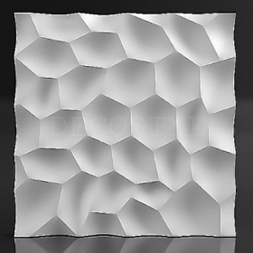 Гипсовая 3D панель DecoStyl Слоуп (034)
