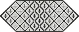 Плитка из керамогранита Kerama Marazzi HGD/A484/35006 Декор Келуш 5 черно-белый 14x34x6,9