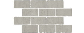 Бордюр Kerama Marazzi BR032 Сан-Марко мозаичный серый светлый матовый обрезной 46,5x26,5x0,9