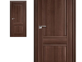 Межкомнатная дверь Profil Doors экошпон серия X 1X Орех Сиена, глухое полотно