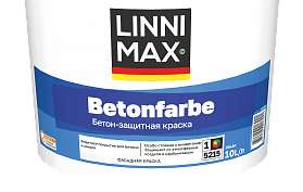 Краска водно-дисперсионная для внутренних и наружных работ Linnimax Betonfarbe полуматовая, база 1