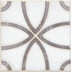 Вставка Kerama Marazzi STG/A405/1266 Амальфи орнамент коричневый 9,9х9,9