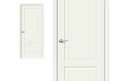 Межкомнатная дверь Прима-12 White Mix