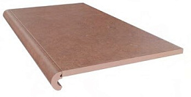 Ступень Kerama Marazzi DD602700R/GR/AN угловая Котто беж тёмный обрезной 30x30