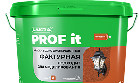 Краска фактурная ЛАКРА PROF IT, База С, 15 кг