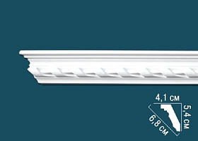Карниз Перфект с рисунком AA085F 41х54х2300 мм, 1 м.п.