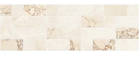 Керамическая плитка Нефрит Ринальди бежевый мозаика 20х60, 1 шт