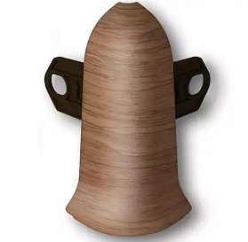 Угол наружный для плинтуса Идеал Классик-70, К-П70-Нк 217 Дуб темный, 70 мм