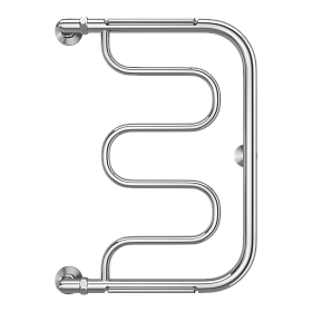 Полотенцесушитель водяной Terminus Фокстрот (1") 600х400, боковое, хром