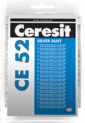 Добавка к затирке Ceresit SILVER DUST CE52, Металлический блеск