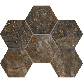 Мозаика Estima Bernini BR04 Hexagon 25x28,5 Неполир.,1 кв.м.