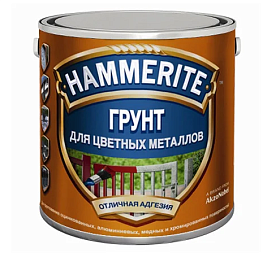 Грунт для металлических поверхностей Hammerite, красный (0,5л)