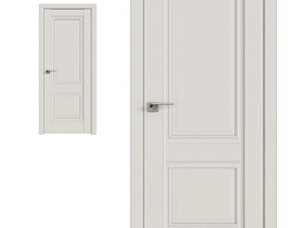 Межкомнатная дверь Profil Doors экошпон серия U 2.36U Дарк Вайт глухое полотно