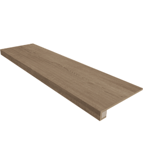 Комплект Estima Classic Wood (Ступень CW03 (33x120) непол. (прямоугол. бортик) без насечек + Подступенок (14,5x120))