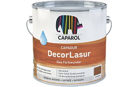Акриловая лазурь Caparol Capadur DecorLasur farblos бесцветная колеруемая (5л)