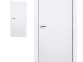 Межкомнатная дверь Profil Doors экошпон серия E 1E Аляска, глухое полотно